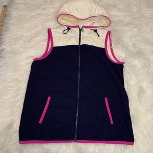 Tommy Hilfiger Athluxe Lightweight Puffer Vest Jacket Hoodie size Large
